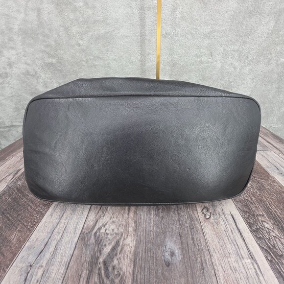 HOBO Adalyn Frame Shoulder Bag Black Leather Soft Hinge Close Boho Single Strap - Picture 6 of 15